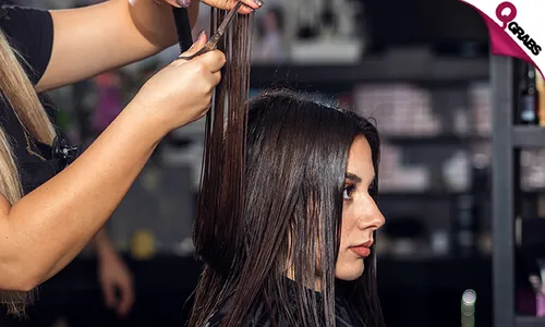 Haircut, Roots Color & Keratin Treatment for Ladies!